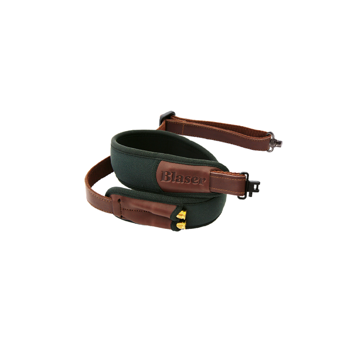 Pas neoprenowo-skórzany do broni Blaser ciemnozielony